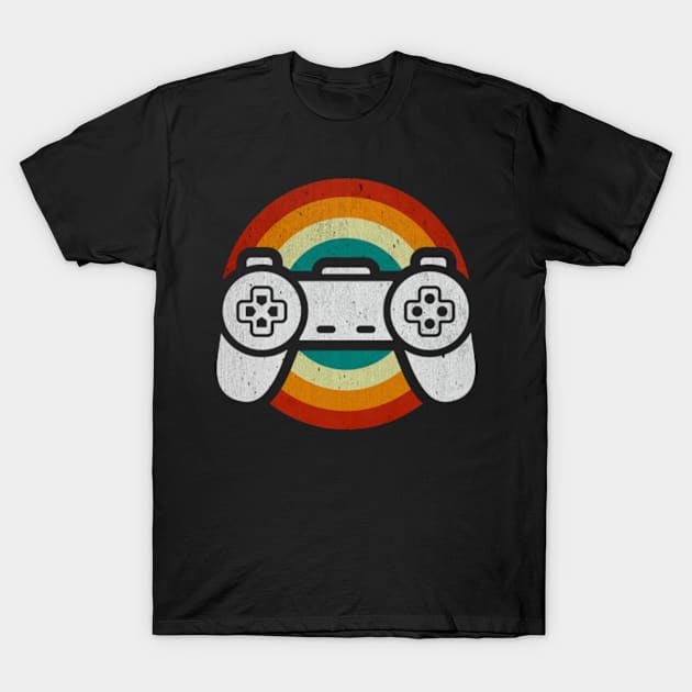 Retro Gamer Controller T-Shirt by Emma Creation